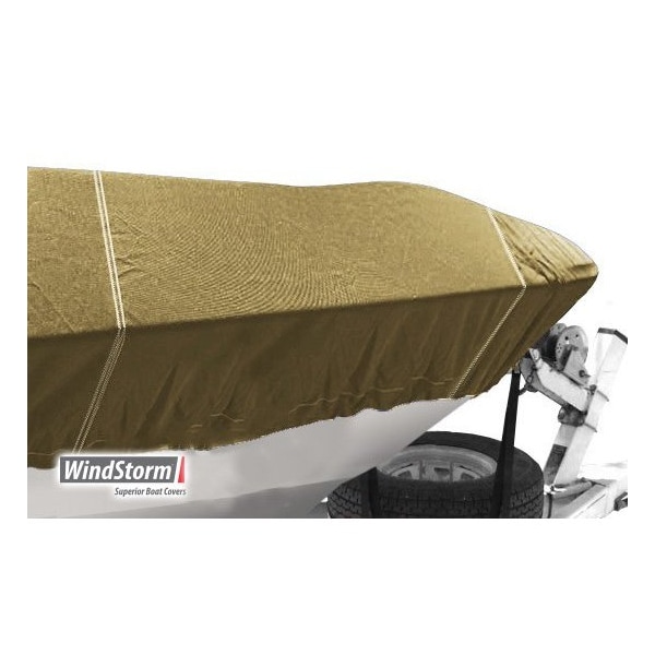 Eevelle Boat Cover INFLATABLE Blunt Nose, Outboard Fits 19ft 6in L up to 100in W Khaki WSINFB19100B-KHA - main